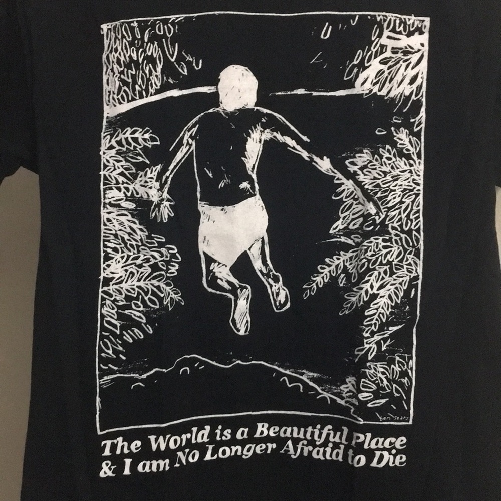 Ben Sears Beautiful World Black Tee Unisex Small